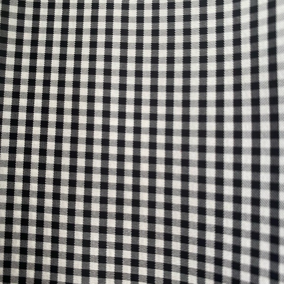 Morton Myles Vintage 80s Big Bow detail Evening Gown Gingham pattern Dress - Picture 10 of 16